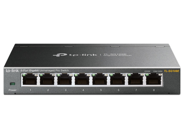 Switch TP-Link Pro Easy Smart de 8 Puertos, 10/100/1000 Mbps.