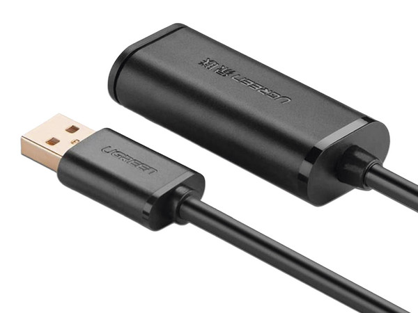 Cable de Extensión Activo UGREEN 10326, USB 2.0 Tipo A (M-H), 30m, Color Negro. - imagen 3