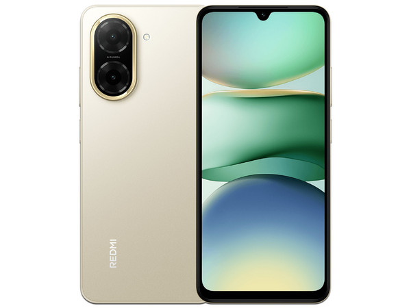Smartphone Xiaomi Redmi A5: Procesador Unisoc T7250  (hasta 1.8Ghz), Memoria RAM de 4GB, Almacenamiento de 128GB, Pantalla Multi-Touch de 6.88", Bluetooth, Wi Fi, Cámara Principal de 32MP, Android 15, Color Dorado.