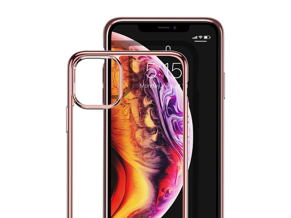 Funda ESR Essential Crown para iPhone 11 PRO. Transparente Color Rosa.