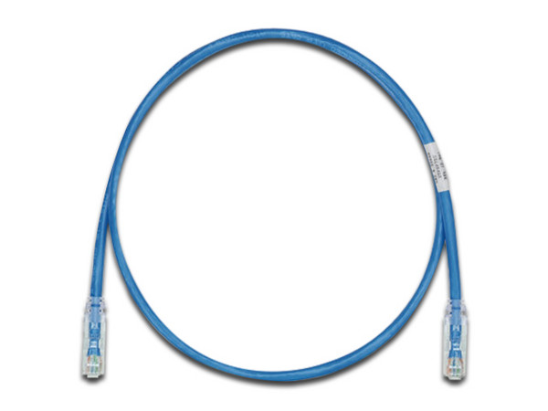 Cable de red UTP de parcheo Panduit, Cat6, RJ-45 Macho / RJ-45 Macho, 1.52 m. Color azul.