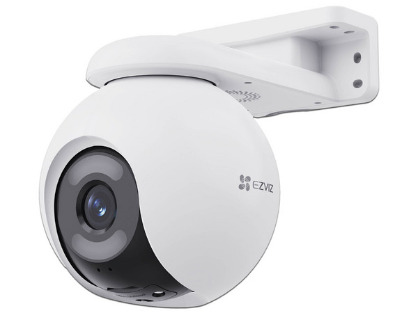 Cámara WiFi EZVIZ CS-H8X, Resolución 4MP, Visión Nocturna ColorFull, Vista Panorámica 360, Detección Humano y Vehículo AI, Almacenamiento hasta 512GB
