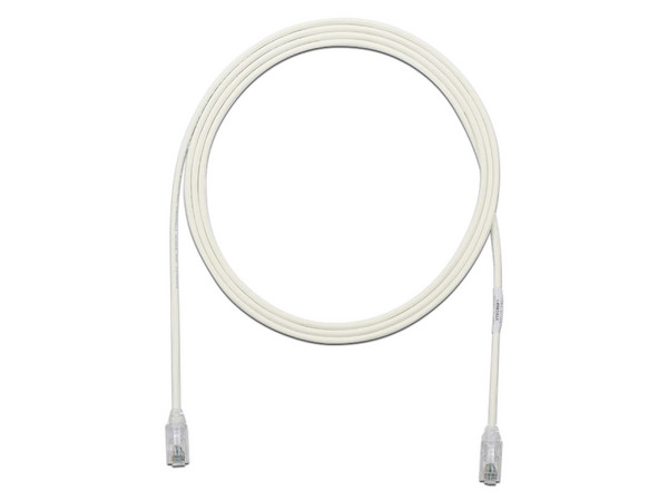 Cable de Parcheo TX6 Panduit UTP28SP3, UTP Cat6, RJ-45, Calibre 28AWG, 9cm. Color Blanco.