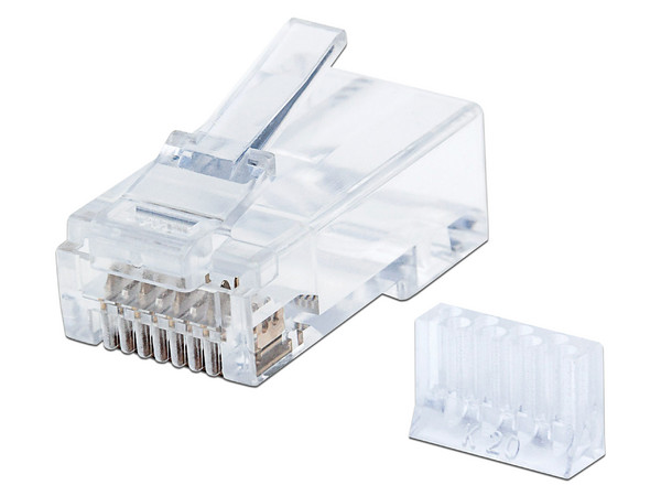 Plugs RJ-45 Intellinet, Cat6, UTP, bote con 90 piezas. - imagen 2