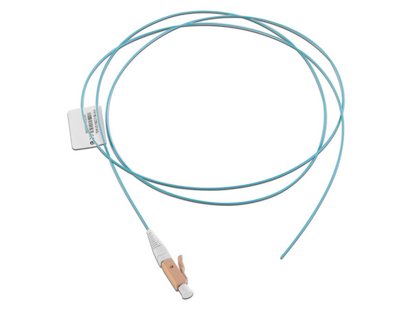 Pigtail de Fibra Óptica Siemon, LC Simplex, Multimodo OM4 XGLO 50/125, OFNR, 1m. Color Negro.