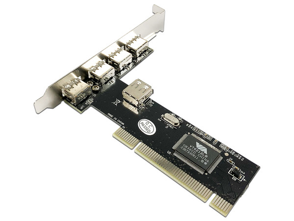 Tarjeta Controladora X-Media de 5 puertos USB 2.0 compatible con USB 1.1, PCI.