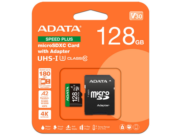 Memoria ADATA MicroSDXC UHS-I U3 de 128GB, Clase 10. - imagen 3