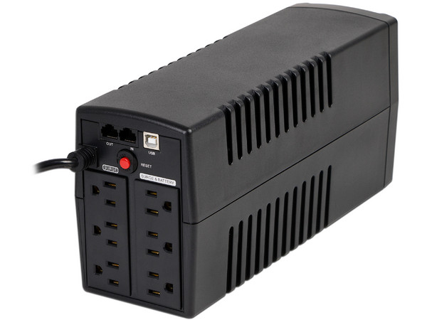 UPS CyberPower OM900ATLCD de 900VA(420W), 6 contactos NEMA 5-15R, 120V. 2 años de garantía (1 año en batería). - imagen 2