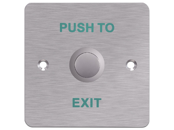 Botón de Salida Hikvision, Cuadrado, NO/NC.