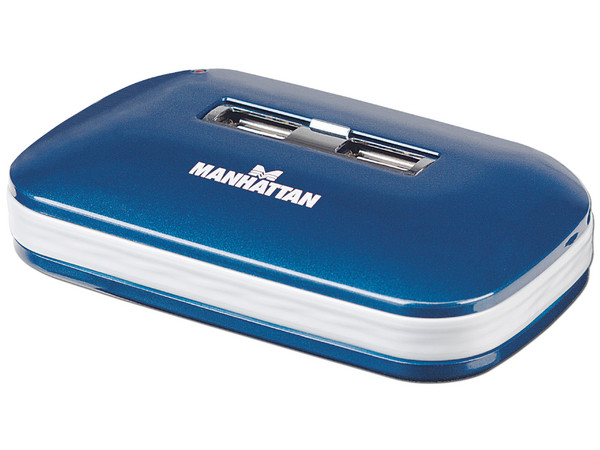 Hub USB Manhattan de 7 Puertos (Convierte 1 puerto USB en 7).