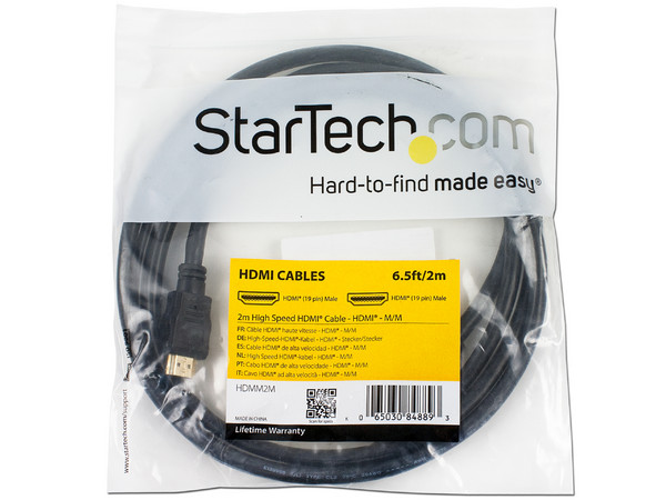 Cable de Video HDMI StarTech, M-M, 2m. - imagen 2