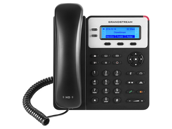 Teléfono IP GrandStream GXP1625, 2 cuentas SIP, 3 teclas de línea, conferencia de 3 vías, Soporta PoE.