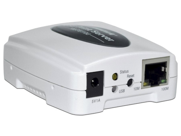 Servidor de Impresión X-Media XM-PS110U, USB, Ethernet. Color Blanco. - imagen 2