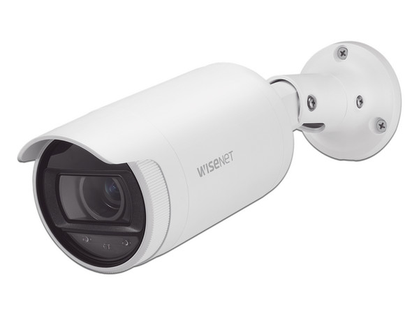 Cámara de vigilancia IP Tipo Bala Hanwha AN-OL7082R de 4MP, IR hasta 30m, WiseStream , IP66, PoE. - imagen 2