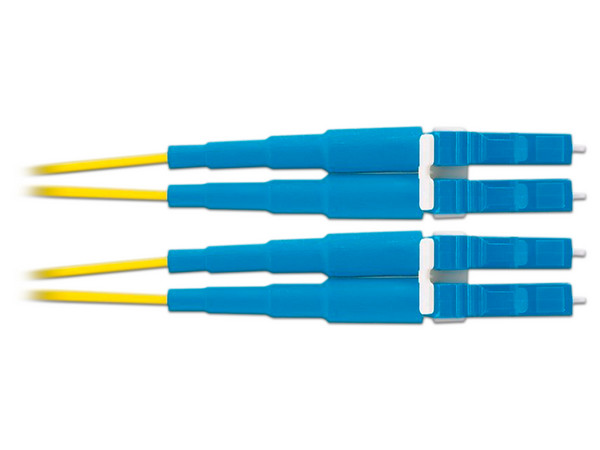 Cable de Red Dúplex Monomodo Panduit de Fibra Óptica, LC-LC 9/125 OS2, 2m. Color Amarillo