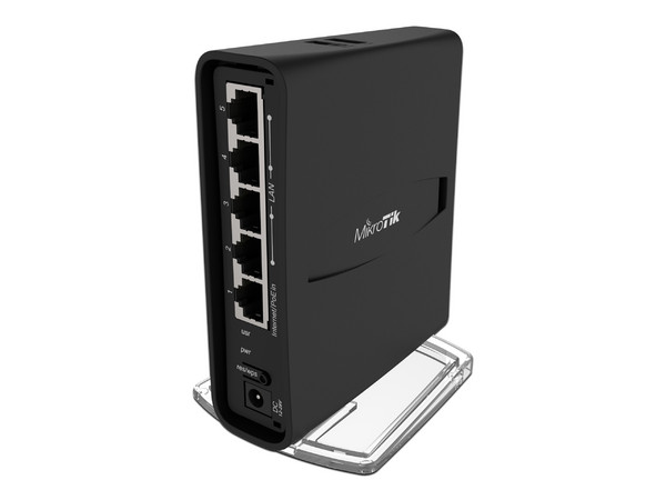 Access Point MikroTik hAP ac2 de Doble banda, con 2 antenas integrada de 2.5 dBi, hasta 500mW de Potencia, Gigabit, USB.