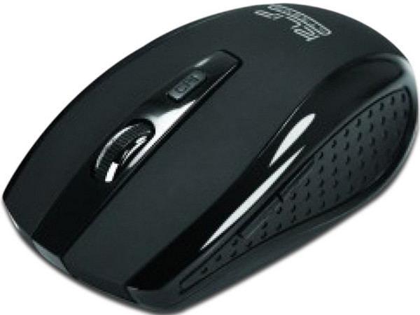 Mouse óptico inalámbrico Klip Xtreme KMW-340BK, USB. Color Negro.