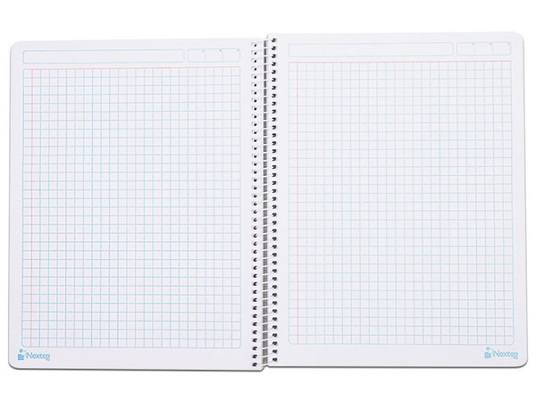 Cuaderno Nextep NE-007G Cuadro Grande C7, 100 Hojas, Hojas Espiral. - imagen 2