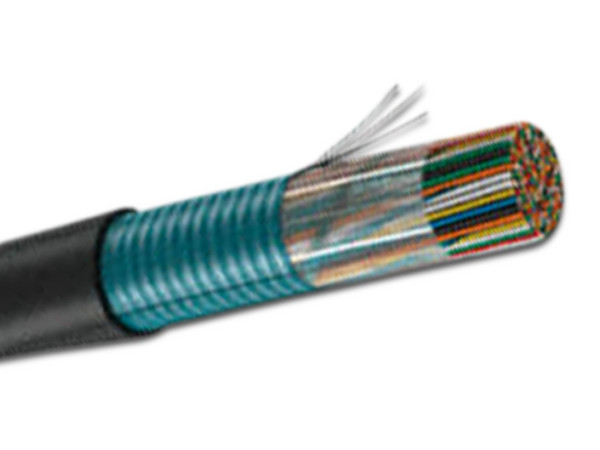 Cable Telefónico Exterior Condumex 627006E SCREEBH-3 100 pares, 26 AWG. Color Negro. (Precio por metro)