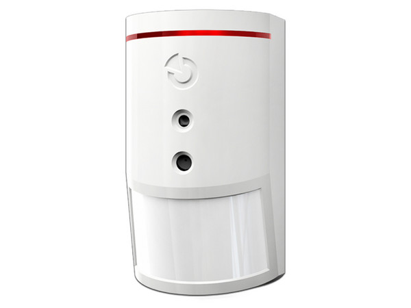 Detector de movimiento PIR tipo Bus con cámara Jablotron, para la detección del movimiento humano en el interior de los edificios y la vídeo verificación de alarmas.