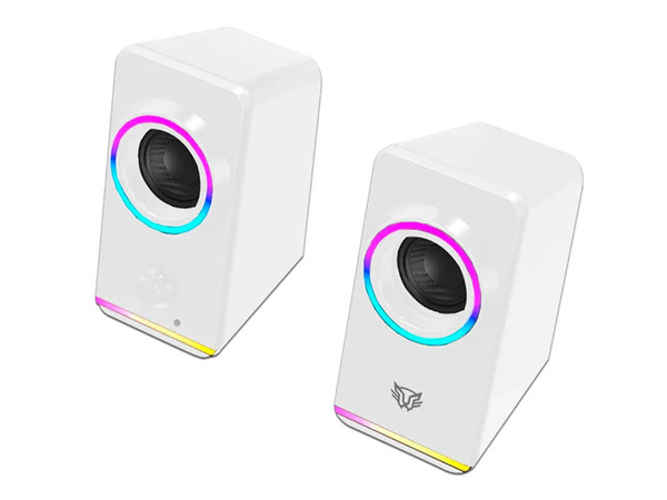 Bocina Gamer BALAM RUSH GLIMM STYLE BG565, Iluminación LED, Bluetooth, 3.5, Estéreo, Color Blanco. - imagen 3