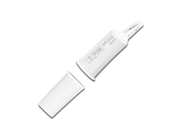 Contacto magnético SFIRE para puertas y ventanas de aluminio y madera, Cable de 30cm, 12V. Color Blanco.