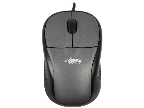 Mouse Óptico Alámbrico Easy Line, USB. Color Negro/Gris. - imagen 2