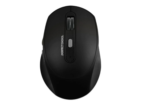 Mouse Óptico Inalámbrico Perfect Choice Clix PC-045144, hasta 1600 dpi, 5 botones, USB. Color Negro. - imagen 2