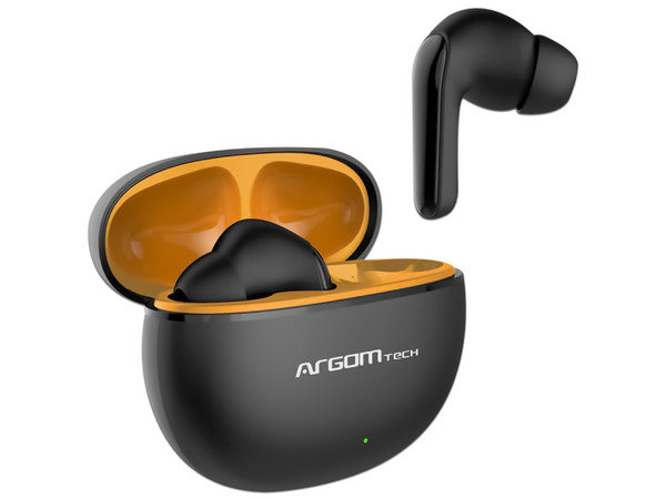 Audífonos Inalámbricos Argomtech Skeipods ARG-HS-5020BK con Estuche de Carga, Bluetooth, Resistente al Agua. - imagen 2