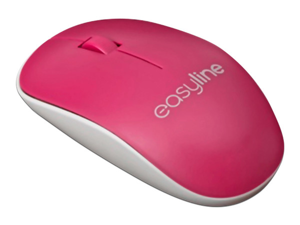 Mouse Óptico Inalámbrico EASY LYNE, 1200 dpi, USB, Color Magenta. - imagen 2