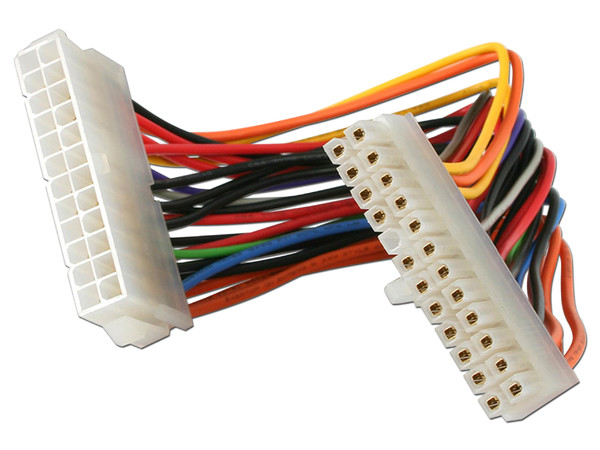 Cable de Extensión de 20cm de 24 Pines de Alimentación para Fuente de Poder ATX