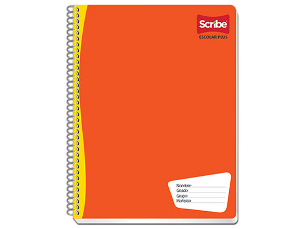 Cuaderno Scribe Profesional Escolar C7 con 100 Hojas.