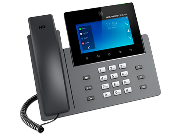 Telefono IP Grandstream GXV3450, 16 líneas SIP, Pantalla Multi Touch de 5", Cámara de 2MP (1920 x 1080), Wi-Fi 5, Android 11. - imagen 2