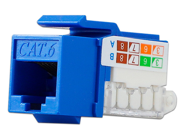 Conector Modular Jack Enson EPRO-TLJACK6-BL, RJ-45, Cat6, Color Azul.