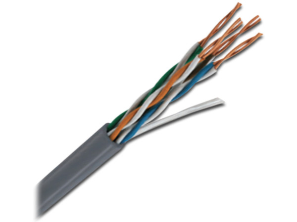 Bobina de Cable Condumex Cat5e (UTP), 305 m, Gris, 24 AWG.