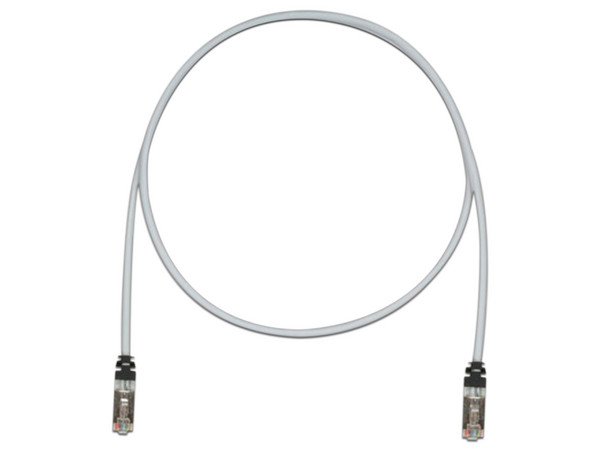 Cable de Parcheo Panduit STP6X3IG, Cat6a, Blindaje S/FTP, 90cm. Color Gris.