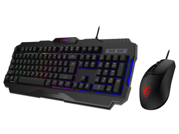 Kit Gamer de Teclado y Mouse MSI FORGE GK100 COMBO, Alámbrico, USB, Color. Negro (Idioma Inglés) - imagen 3