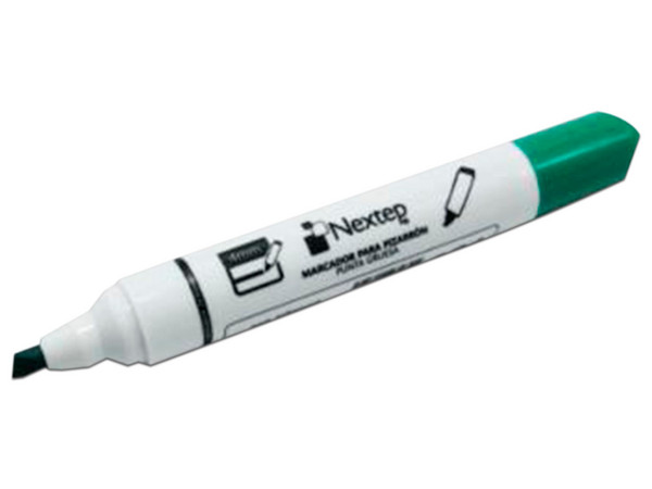 Marcador Para Pizarrón Nextep, paquete con 12 Piezas, Color Verde.