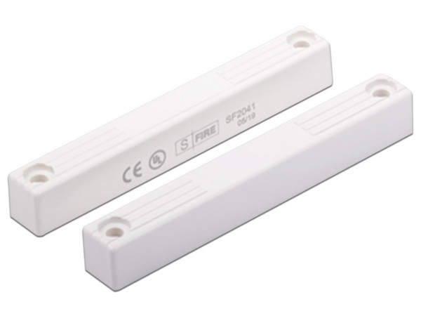 Contacto Magnético SFIRE para Puertas y Ventanas, Empotrable, Color Blanco.