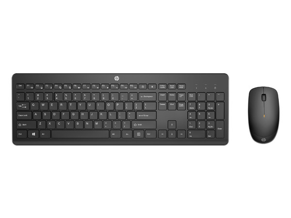 Kit teclado y mouse inalambrico HP 235, alcance 10m. Color Negro