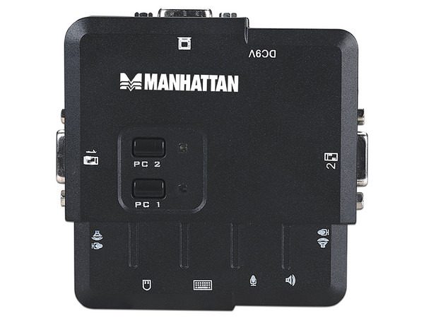 KVM conmutador Manhattan de 2 puertos. - imagen 3