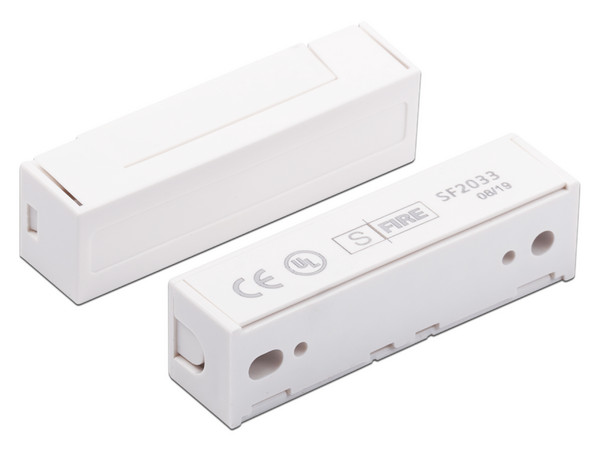 Contacto Magnético SFire SF2033 para puertas y ventanas. Color Blanco.