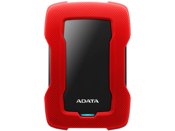 Disco Duro Portátil ADATA HD330 de 1TB a prueba de polvo, agua y golpes, USB 3.0. Color Rojo.