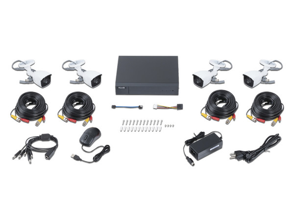 Kit de Videovigilancia Hilook HL24LQKITS-M(B), de 1 DVR DVR-204G-K1(S) de 4 Canales, 4 Cámaras Tipo Bullet THC-B120-MC, 2MP, Distancia IR de hasta 20m. - imagen 2