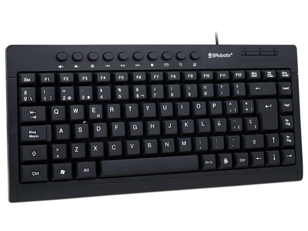 Teclado Estándar BRobotix, USB. (Versión en español) Color Negro. - imagen 2