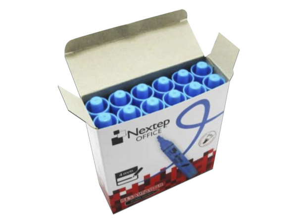 Marcatextos Nextep NE-079Z, 2 Cajas x 12 Piezas, Color Azul.