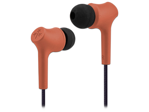 Audífonos con micrófono Hune Haya, 3.5mm. Color Café.