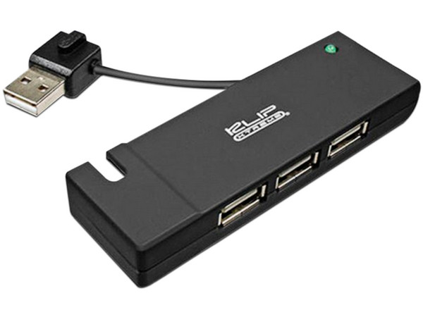 Hub USB Klip Xtreme de 4 Puertos (Convierte 1 puerto USB en 4).