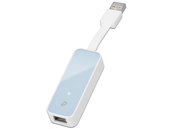 Adaptador de red TP-Link de USB 2.0 (M) a RJ-45 (H). Color Blanco.