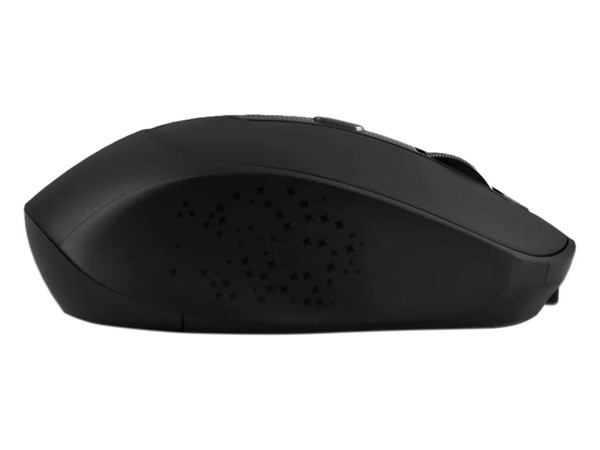 Mouse Óptico Inalámbrico Perfect Choice Clix PC-045144, hasta 1600 dpi, 5 botones, USB. Color Negro. - imagen 3
